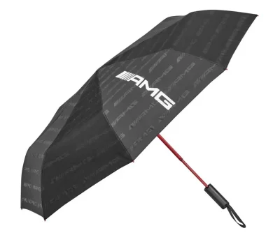 Складной зонт Mercedes-AMG Compact Umbrella, Black/White/Red MERCEDES B66959274