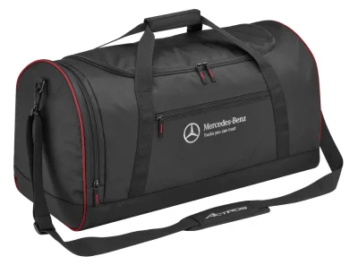 Дорожная сумка Mercedes-Benz Travel Bag Trucker, Black/Red MERCEDES B67871669