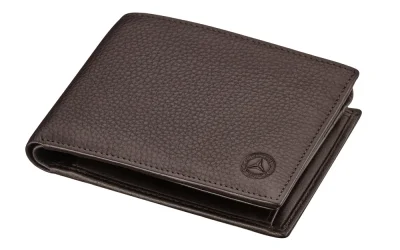 Кожаный кошелек Mercedes-Benz Leather Wallet, Classic, RFID protection, Brown MERCEDES B66042014