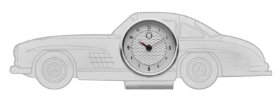 Настольные часы Mercedes-Benz Desk Clock, 300 SL, Silver-coloured MERCEDES B66041613