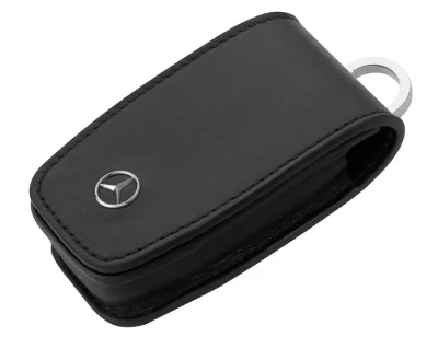 Кожаный футляр для ключей Mercedes-Benz Key Wallet Gen.8, Black MERCEDES B66959108