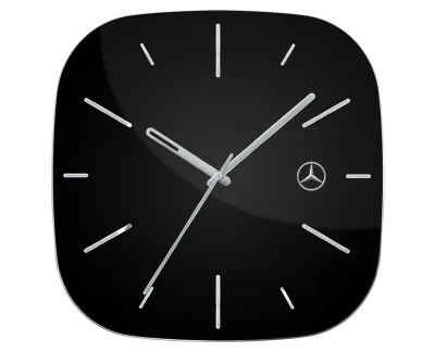 Настенные часы Mercedes-Benz Wall Clock, Classic, Black MERCEDES B66956169