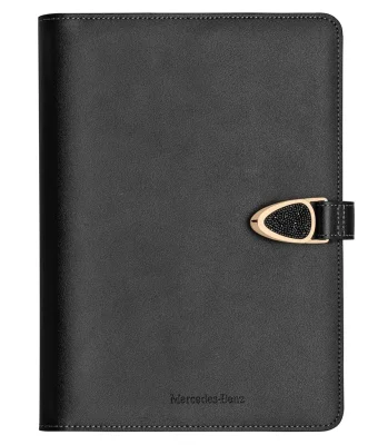 Записная книжка Mercedes-Benz Notebook, Crystal, Black / Pink gold, Swarovski MERCEDES B66953602