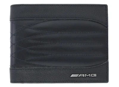 Кожаный кошелек Mercedes-AMG Wallet, Black MERCEDES B66958985