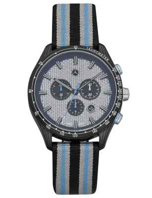 Мужские наручные часы Mercedes-Benz Men’s Chronograph Watch, Motorsport, Silver/Blue/Black MERCEDES B67995428