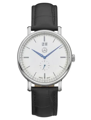 Мужские наручные часы Mercedes-Benz Men’s Watch, Classic Steel, silver-coloured / black / blue MERCEDES B66041619