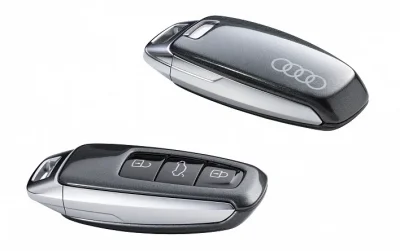 Пластиковая крышка для ключа Audi Rings Key Cover, Daytona Grey VAG 4N0071208AZ7S