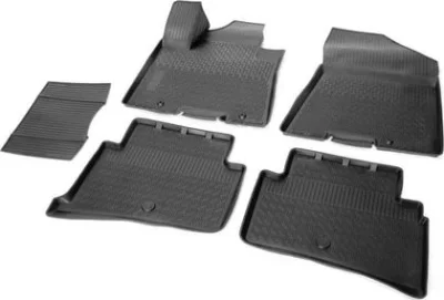 Комплект автомобильных ковриков Kia Sportage 2016- , полиуретан, низкий борт, крепеж для передних ковров RIVAL 12805003