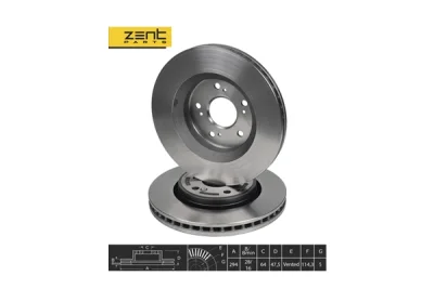 Z06020 Zentparts Тормозной диск