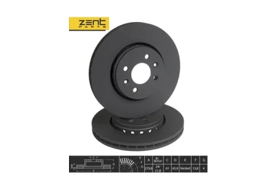 Z06256 Zentparts Тормозной диск