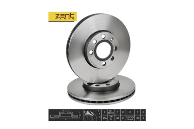 Z05980 Zentparts Тормозной диск