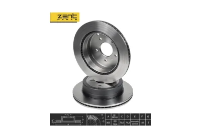 Тормозной диск Zentparts Z06102