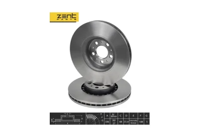 Тормозной диск Zentparts Z06078