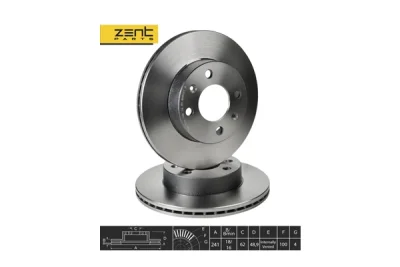Тормозной диск Zentparts Z06106