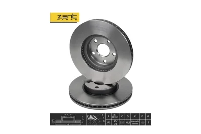 Z06213 Zentparts Тормозной диск