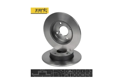 Z06219 Zentparts Тормозной диск