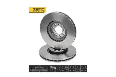 Тормозной диск Zentparts Z06158
