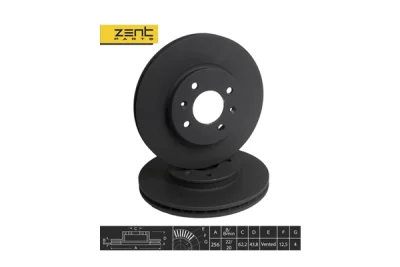 Тормозной диск Zentparts Z06251