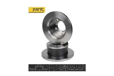 Z06027 Zentparts Тормозной диск