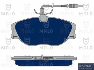 1050065 AKRON-MALÒ Комплект тормозных колодок, дисковый тормоз