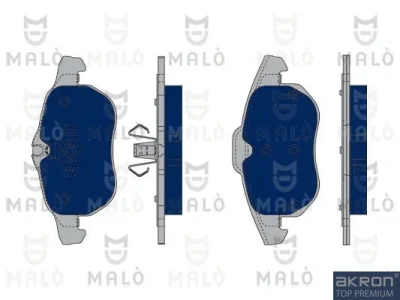 1050127 AKRON-MALÒ Комплект тормозных колодок, дисковый тормоз