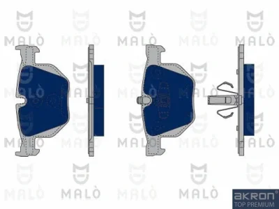 1050160 AKRON-MALÒ Комплект тормозных колодок, дисковый тормоз