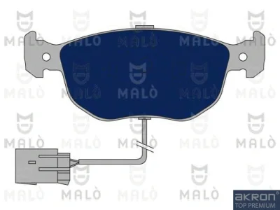 1050528 AKRON-MALÒ Комплект тормозных колодок, дисковый тормоз