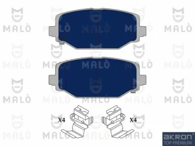 1051076 AKRON-MALÒ Комплект тормозных колодок, дисковый тормоз