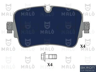 1051187 AKRON-MALÒ Комплект тормозных колодок, дисковый тормоз