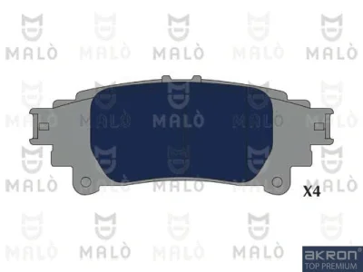 1051258 AKRON-MALÒ Комплект тормозных колодок, дисковый тормоз