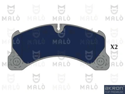 1051267 AKRON-MALÒ Комплект тормозных колодок, дисковый тормоз