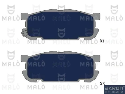 1051329 AKRON-MALÒ Комплект тормозных колодок, дисковый тормоз