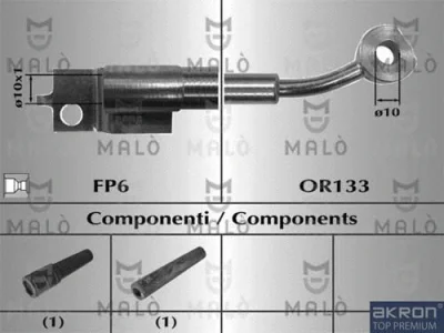 80031 AKRON-MALÒ Тормозной шланг