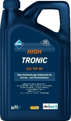 HighTronic 5W-40 5 л масло моторное ARAL 15F47D