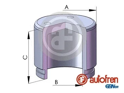 D025858 AUTOFREN SEINSA Поршень, корпус скобы тормоза