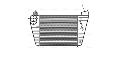 AI4172 AVA Интеркулер (радиатор интеркулера)
