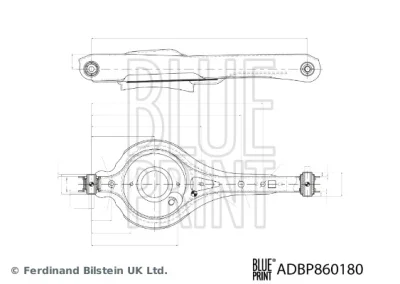 ADBP860180 BLUE PRINT Рычаг независимой подвески колеса, подвеска колеса