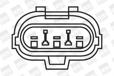 ZS267 BorgWarner (BERU) Катушка зажигания