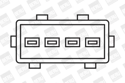 ZS341 BorgWarner (BERU) Катушка зажигания
