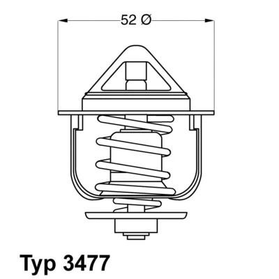 3477.88D BorgWarner (Wahler) Термостат, охлаждающая жидкость