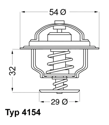 4154.88D BorgWarner (Wahler) Термостат, охлаждающая жидкость