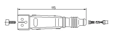 13338A5 BREMI Вилка, свеча зажигания