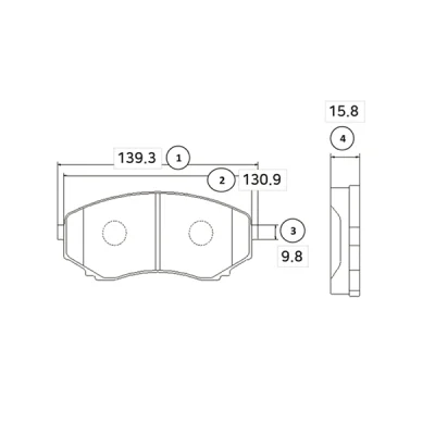 GK0656 CTR Комплект тормозных колодок, дисковый тормоз