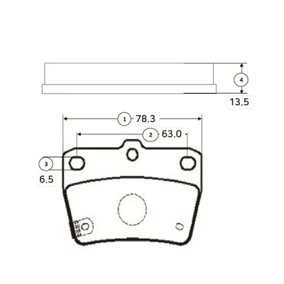 GK1118 CTR Комплект тормозных колодок, дисковый тормоз