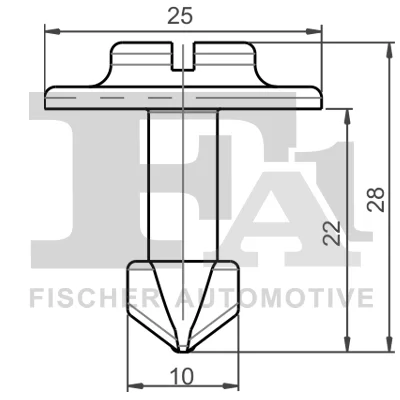 11-40085.10 FA1/FISCHER Зажим, молдинг / защитная накладка