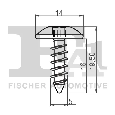 11-70002.5 FA1/FISCHER Болт