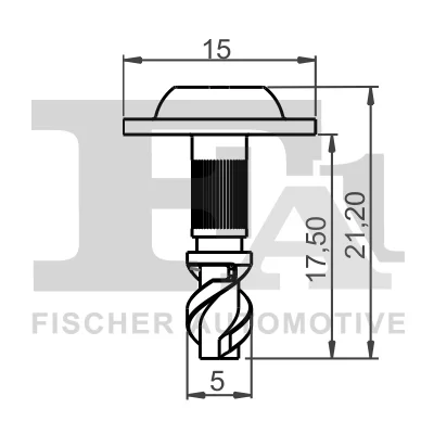 11-40095.5 FA1/FISCHER Защита двигателя / поддона двигателя