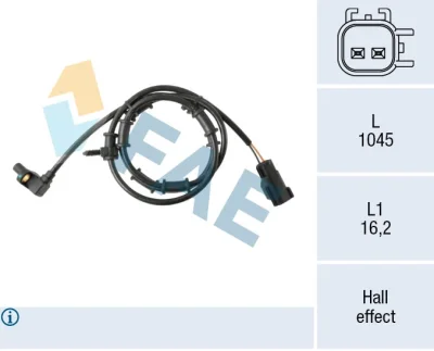 78616 FAE Датчик, частота вращения колеса