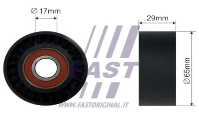 Натяжной ролик, поликлиновой ремень FAST FT44553