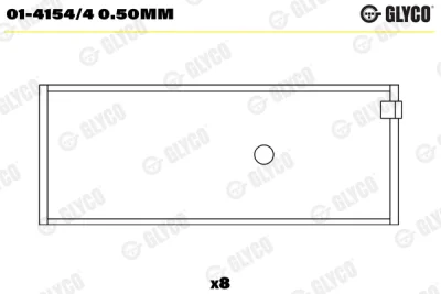 01-4154/4 0.50mm GLYCO Шатунный подшипник